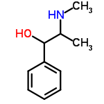 InChI=1/C10H15NO/c1-8(11-2)10(12)9-6-4-3-5-7-9/h3-8,10-12H,1-2H3