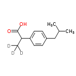 InChI=1/C13H18O2/c1-9(2)8-11-4-6-12(7-5-11)10(3)13(14)15/h4-7,9-10H,8H2,1-3H3,(H,14,15)/i3+1D3