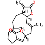 InChI=1/C20H24O4/c1-12-5-4-6-15-11-16(23-20(15)22)9-13(2)10-18-17(8-7-12)14(3)19(21)24-18/h5,10-11,16-18H,3-4,6-9H2,1-2H3/b12-5+,13-10+/t16-,17-,18+/m1/s1