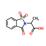 InChI=1/C10H9NO5S/c1-6(10(13)14)11-9(12)7-4-2-3-5-8(7)17(11,15)16/h2-6H,1H3,(H,13,14)