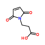 InChI=1/C7H7NO4/c9-5-1-2-6(10)8(5)4-3-7(11)12/h1-2H,3-4H2,(H,11,12)