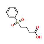 InChI=1/C10H12O4S/c11-10(12)7-4-8-15(13,14)9-5-2-1-3-6-9/h1-3,5-6H,4,7-8H2,(H,11,12)