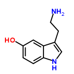 InChI=1/C10H12N2O/c11-4-3-7-6-12-10-2-1-8(13)5-9(7)10/h1-2,5-6,12-13H,3-4,11H2