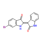 InChI=1/C16H9BrN2O2/c17-8-5-6-10-12(7-8)18-14(15(10)20)13-9-3-1-2-4-11(9)19-16(13)21/h1-7,18H,(H,19,21)/b14-13-