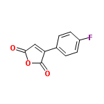 InChI=1/C10H5FO3/c11-7-3-1-6(2-4-7)8-5-9(12)14-10(8)13/h1-5H