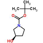 InChI=1/C9H17NO3/c1-9(2,3)13-8(12)10-5-4-7(11)6-10/h7,11H,4-6H2,1-3H3/t7-/m1/s1