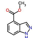 InChI=1/C9H8N2O2/c1-13-9(12)6-3-2-4-8-7(6)5-10-11-8/h2-5H,1H3,(H,10,11)