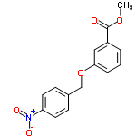 InChI=1/C15H13NO5/c1-20-15(17)12-3-2-4-14(9-12)21-10-11-5-7-13(8-6-11)16(18)19/h2-9H,10H2,1H3