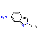 InChI=1/C8H9N3/c1-11-5-6-2-3-7(9)4-8(6)10-11/h2-5H,9H2,1H3