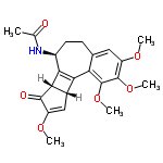 InChI=1/C22H25NO6/c1-10(24)23-13-7-6-11-8-15(27-3)21(28-4)22(29-5)16(11)17-12-9-14(26-2)20(25)18(12)19(13)17/h8-9,12-13,18H,6-7H2,1-5H3,(H,23,24)/t12-,13-,18-/m0/s1