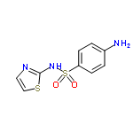 InChI=1/C9H9N3O2S2/c10-7-1-3-8(4-2-7)16(13,14)12-9-11-5-6-15-9/h1-6H,10H2,(H,11,12)