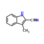 InChI=1/C10H8N2/c1-7-8-4-2-3-5-9(8)12-10(7)6-11/h2-5,12H,1H3