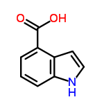 InChI=1/C9H7NO2/c11-9(12)7-2-1-3-8-6(7)4-5-10-8/h1-5,10H,(H,11,12)