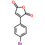 InChI=1/C10H5BrO3/c11-7-3-1-6(2-4-7)8-5-9(12)14-10(8)13/h1-5H