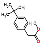 InChI=1/C13H18O2/c1-13(2,3)11-7-5-10(6-8-11)9-12(14)15-4/h5-8H,9H2,1-4H3