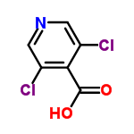 InChI=1/C6H3Cl2NO2/c7-3-1-9-2-4(8)5(3)6(10)11/h1-2H,(H,10,11)