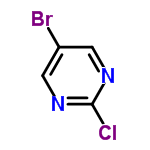 InChI=1/C4H2BrClN2/c5-3-1-7-4(6)8-2-3/h1-2H