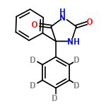 InChI=1/C15H12N2O2/c18-13-15(17-14(19)16-13,11-7-3-1-4-8-11)12-9-5-2-6-10-12/h1-10H,(H2,16,17,18,19)/i1D,3D,4D,7D,8D