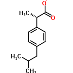 InChI=1/C13H18O2/c1-9(2)8-11-4-6-12(7-5-11)10(3)13(14)15/h4-7,9-10H,8H2,1-3H3,(H,14,15)/p-1/t10-/m0/s1