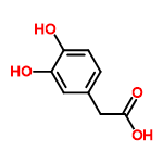 InChI=1/C8H8O4/c9-6-2-1-5(3-7(6)10)4-8(11)12/h1-3,9-10H,4H2,(H,11,12)