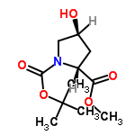 InChI=1/C11H19NO5/c1-11(2,3)17-10(15)12-6-7(13)5-8(12)9(14)16-4/h7-8,13H,5-6H2,1-4H3/t7-,8+/m0/s1