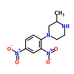 InChI=1/C11H14N4O4/c1-8-7-13(5-4-12-8)10-3-2-9(14(16)17)6-11(10)15(18)19/h2-3,6,8,12H,4-5,7H2,1H3