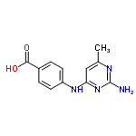 InChI=1/C12H12N4O2/c1-7-6-10(16-12(13)14-7)15-9-4-2-8(3-5-9)11(17)18/h2-6H,1H3,(H,17,18)(H3,13,14,15,16)