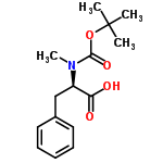 InChI=1/C15H21NO4/c1-15(2,3)20-14(19)16(4)12(13(17)18)10-11-8-6-5-7-9-11/h5-9,12H,10H2,1-4H3,(H,17,18)/t12-/m1/s1