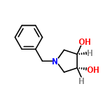 InChI=1/C11H15NO2/c13-10-7-12(8-11(10)14)6-9-4-2-1-3-5-9/h1-5,10-11,13-14H,6-8H2/t10-,11-/m1/s1