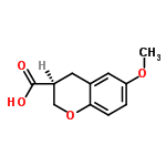 InChI=1/C11H12O4/c1-14-9-2-3-10-7(5-9)4-8(6-15-10)11(12)13/h2-3,5,8H,4,6H2,1H3,(H,12,13)/t8-/m0/s1