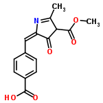 InChI=1/C15H13NO5/c1-8-12(15(20)21-2)13(17)11(16-8)7-9-3-5-10(6-4-9)14(18)19/h3-7,12H,1-2H3,(H,18,19)/b11-7+