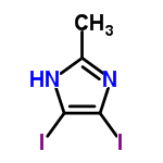 InChI=1/C4H4I2N2/c1-2-7-3(5)4(6)8-2/h1H3,(H,7,8)