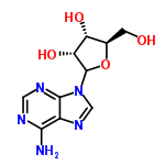 InChI=1/C10H13N5O4/c11-8-5-9(13-2-12-8)15(3-14-5)10-7(18)6(17)4(1-16)19-10/h2-4,6-7,10,16-18H,1H2,(H2,11,12,13)/t4-,6-,7-,10?/m1/s1