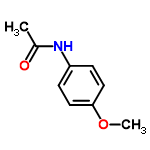 InChI=1/C9H11NO2/c1-7(11)10-8-3-5-9(12-2)6-4-8/h3-6H,1-2H3,(H,10,11)