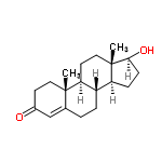 InChI=1/C19H28O2/c1-18-9-7-13(20)11-12(18)3-4-14-15-5-6-17(21)19(15,2)10-8-16(14)18/h11,14-17,21H,3-10H2,1-2H3/t14-,15-,16-,17-,18-,19-/m0/s1