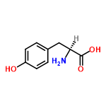 InChI=1/C9H11NO3/c10-8(9(12)13)5-6-1-3-7(11)4-2-6/h1-4,8,11H,5,10H2,(H,12,13)/t8-/m0/s1