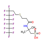 InChI=1/C15H18F13NO4S2/c1-9(2,7-35(31,32)33)29-8(30)3-5-34-6-4-10(16,17)11(18,19)12(20,21)13(22,23)14(24,25)15(26,27)28/h3-7H2,1-2H3,(H,29,30)(H,31,32,33)