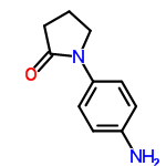 InChI=1/C10H12N2O/c11-8-3-5-9(6-4-8)12-7-1-2-10(12)13/h3-6H,1-2,7,11H2