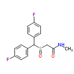 InChI=1/C16H15F2NO2S/c1-19-15(20)10-22(21)16(11-2-6-13(17)7-3-11)12-4-8-14(18)9-5-12/h2-9,16H,10H2,1H3,(H,19,20)