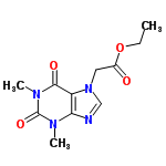 InChI=1/C11H14N4O4/c1-4-19-7(16)5-15-6-12-9-8(15)10(17)14(3)11(18)13(9)2/h6H,4-5H2,1-3H3