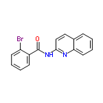 InChI=1/C16H11BrN2O/c17-13-7-3-2-6-12(13)16(20)19-15-10-9-11-5-1-4-8-14(11)18-15/h1-10H,(H,18,19,20)