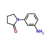 InChI=1/C10H12N2O/c11-8-3-1-4-9(7-8)12-6-2-5-10(12)13/h1,3-4,7H,2,5-6,11H2