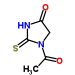 InChI=1/C5H6N2O2S/c1-3(8)7-2-4(9)6-5(7)10/h2H2,1H3,(H,6,9,10)