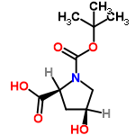 InChI=1/C10H17NO5/c1-10(2,3)16-9(15)11-5-6(12)4-7(11)8(13)14/h6-7,12H,4-5H2,1-3H3,(H,13,14)/t6-,7-/m0/s1