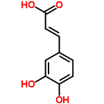 InChI=1/C9H8O4/c10-7-3-1-6(5-8(7)11)2-4-9(12)13/h1-5,10-11H,(H,12,13)/b4-2+