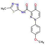 InChI=1/C15H13N5O3S/c1-9-17-18-15(24-9)16-14(22)13-12(21)7-8-20(19-13)10-3-5-11(23-2)6-4-10/h3-8H,1-2H3,(H,16,18,22)