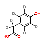 InChI=1/C8H8O3/c9-7-3-1-6(2-4-7)5-8(10)11/h1-4,9H,5H2,(H,10,11)/i1D,2D,3D,4D,5D2