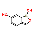 InChI=1/C7H7BO3/c9-6-2-1-5-4-11-8(10)7(5)3-6/h1-4,7,9-10H