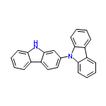 InChI=1/C24H16N2/c1-4-10-21-17(7-1)18-14-13-16(15-22(18)25-21)26-23-11-5-2-8-19(23)20-9-3-6-12-24(20)26/h1-15,25H