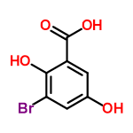 InChI=1/C7H5BrO4/c8-5-2-3(9)1-4(6(5)10)7(11)12/h1-2,9-10H,(H,11,12)